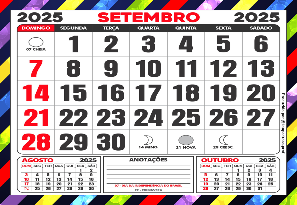 Setembro 2025 no RN: o mês mais “mão de vaca” do calendário