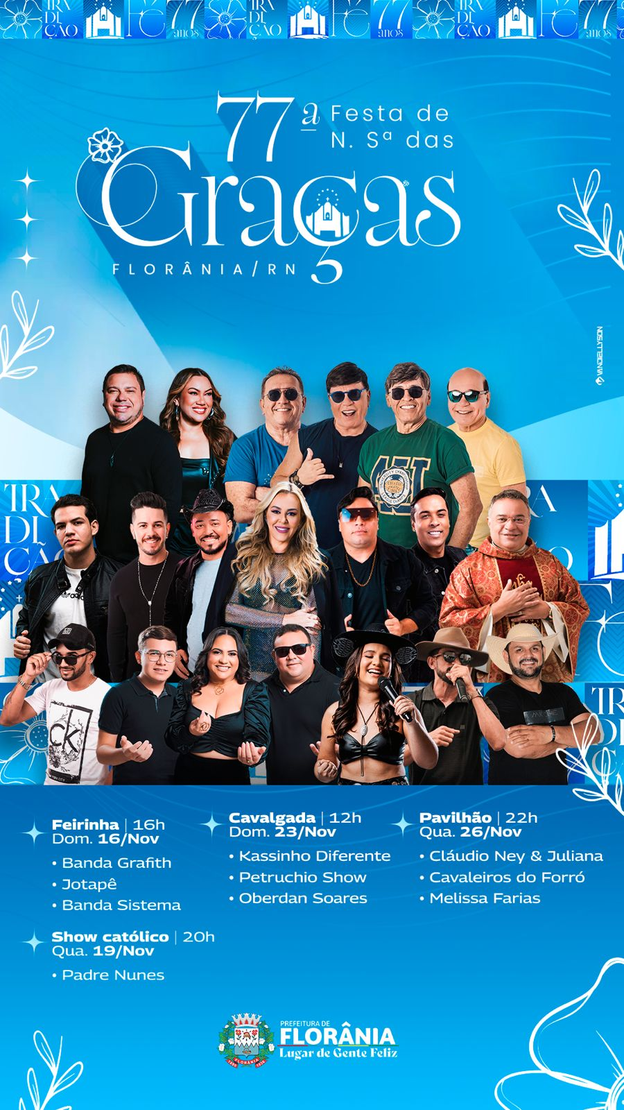 Confira a programação da festa de Nossa Senhora das Graças em Florânia