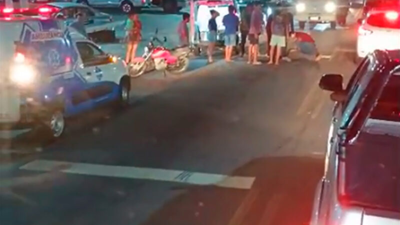 Acidente na cidade de Tangará/RN