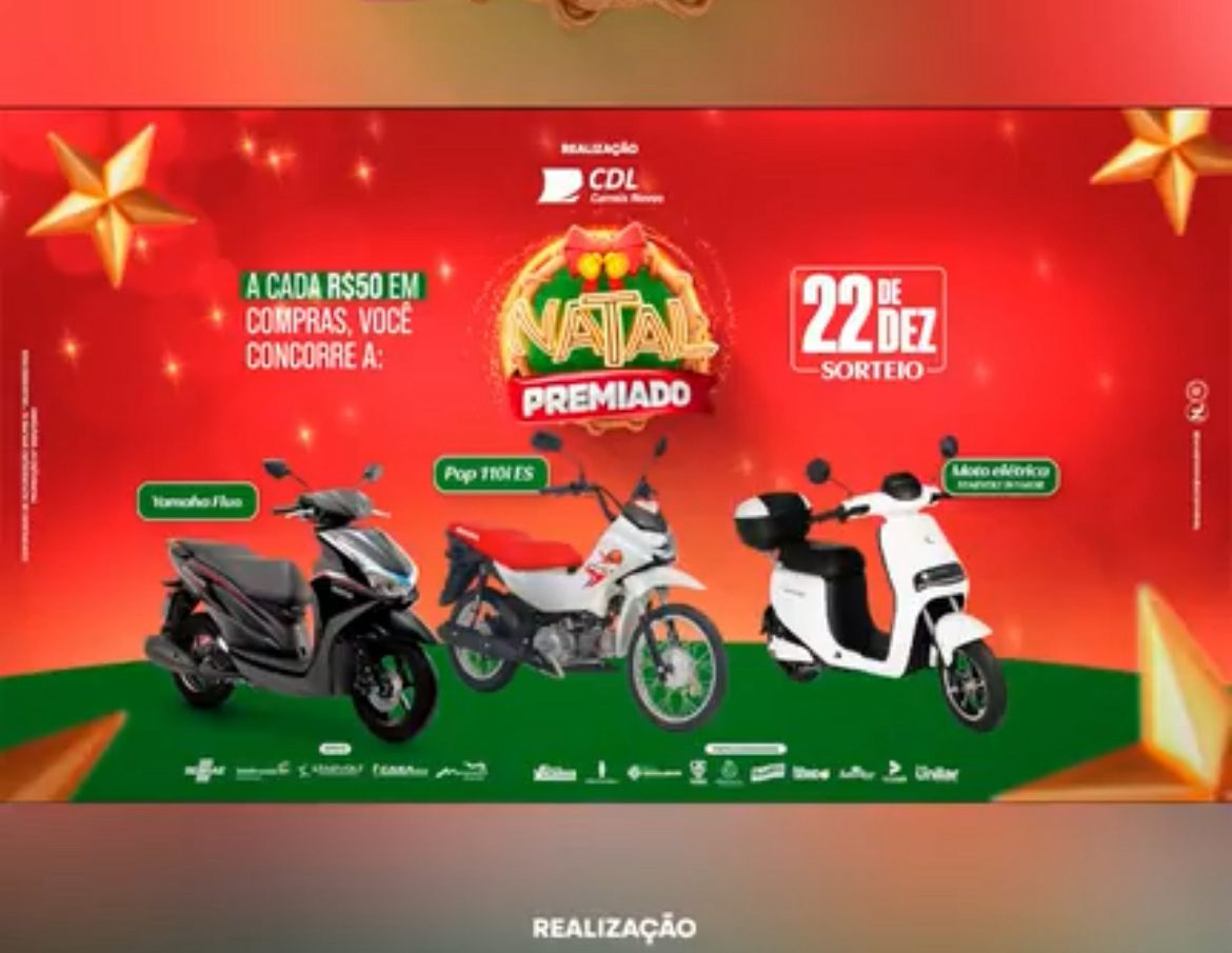 CDL divulga os ganhadores da promoção Natal Premiado 2025