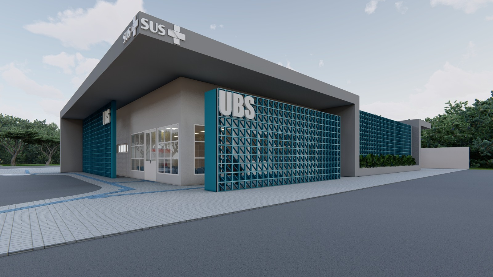 Em Currais Novos, local onde será construída nova UBS recebeu visita técnica dos gestores do município