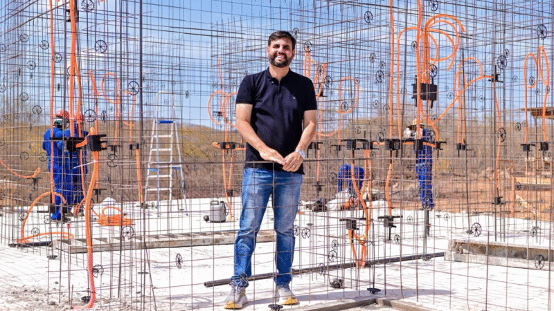 PREFEITO LUCAS ACOMPANHA ANDAMENTO DAS OBRAS DOS PRIMEIROS APARTAMENTOS POPULARES DE CURRAIS NOVOS