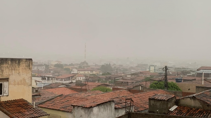 Inmet publica novo alerta de chuvas intensas para 153 cidades do RN