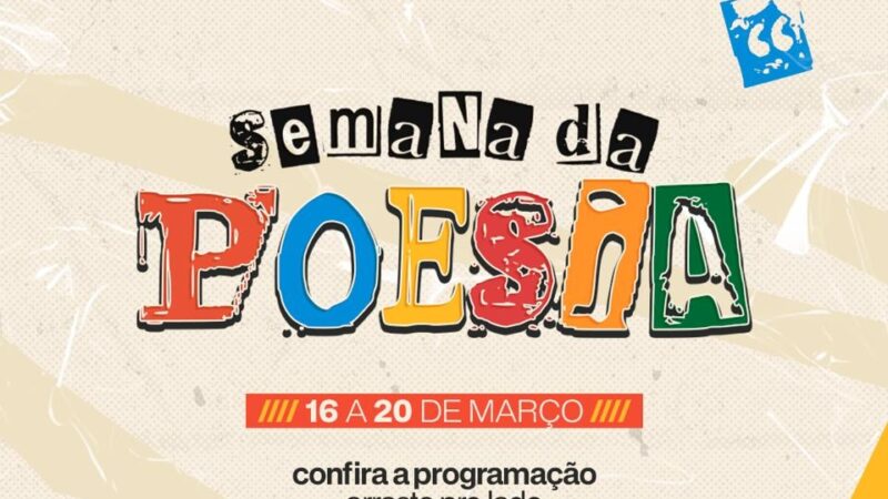 Semana da Poesia acontece de 16 a 20 de março em Currais Novos
