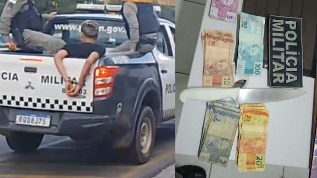 Repórter Seridó – Um homem foi preso na tarde desta quarta-feira (25) após cometer um assalto a mão armada em uma farmácia localizada no centro de Currais Novos.