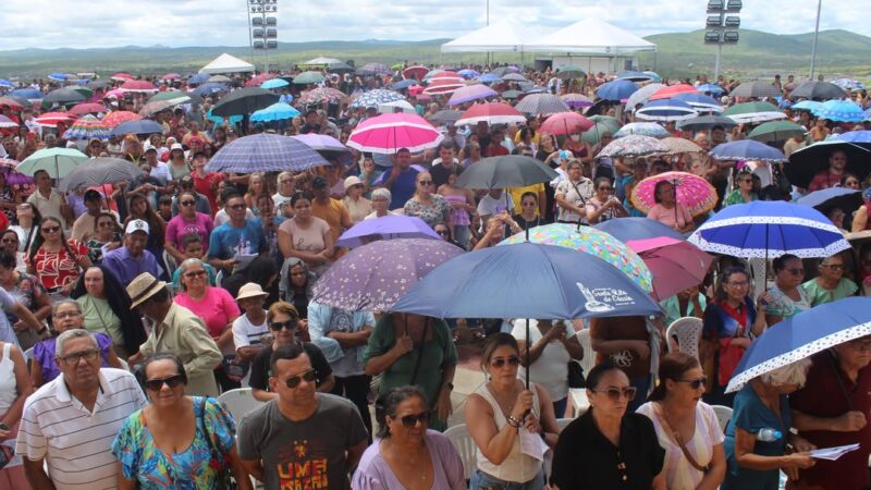 Tradicional missa dos romeiros atraiu grande público em Santa Cruz/RN
