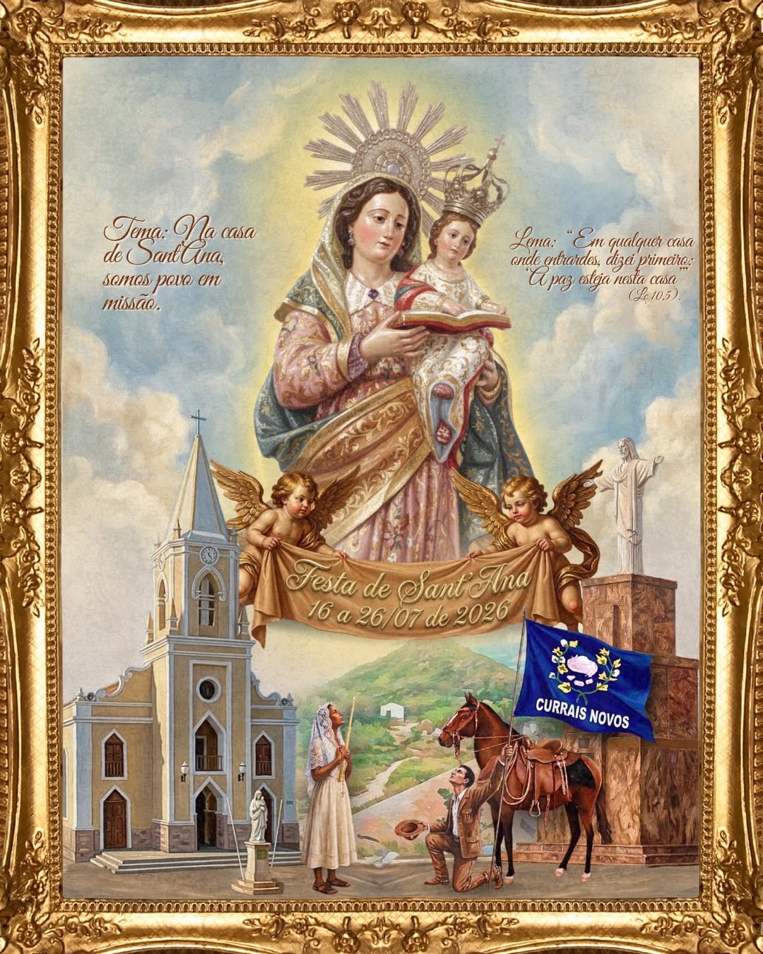 Viva Sant’Ana: programação da festa da padroeira do Seridó é lançada oficialmente