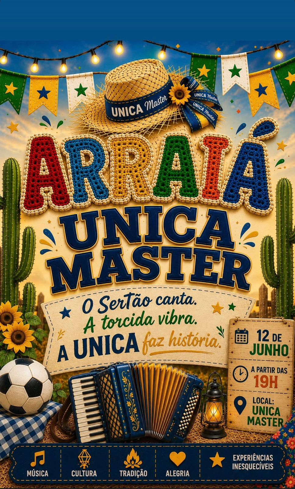 Única Master se prepara para a festança