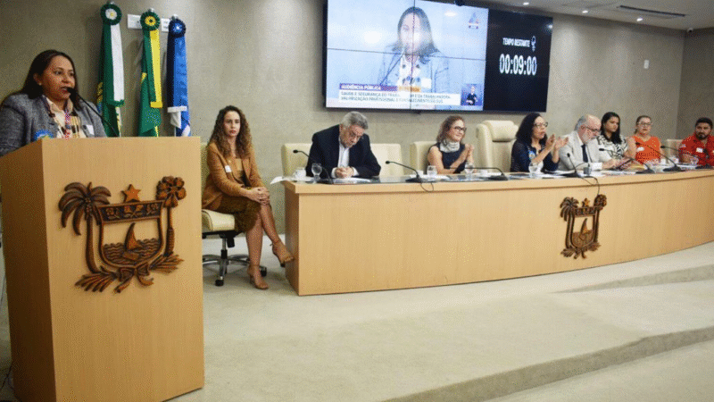 AUDIÊNCIA PÚBLICA DEBATE SAÚDE E SEGURANÇA DOS TRABALHADORES E TRABALHADORAS