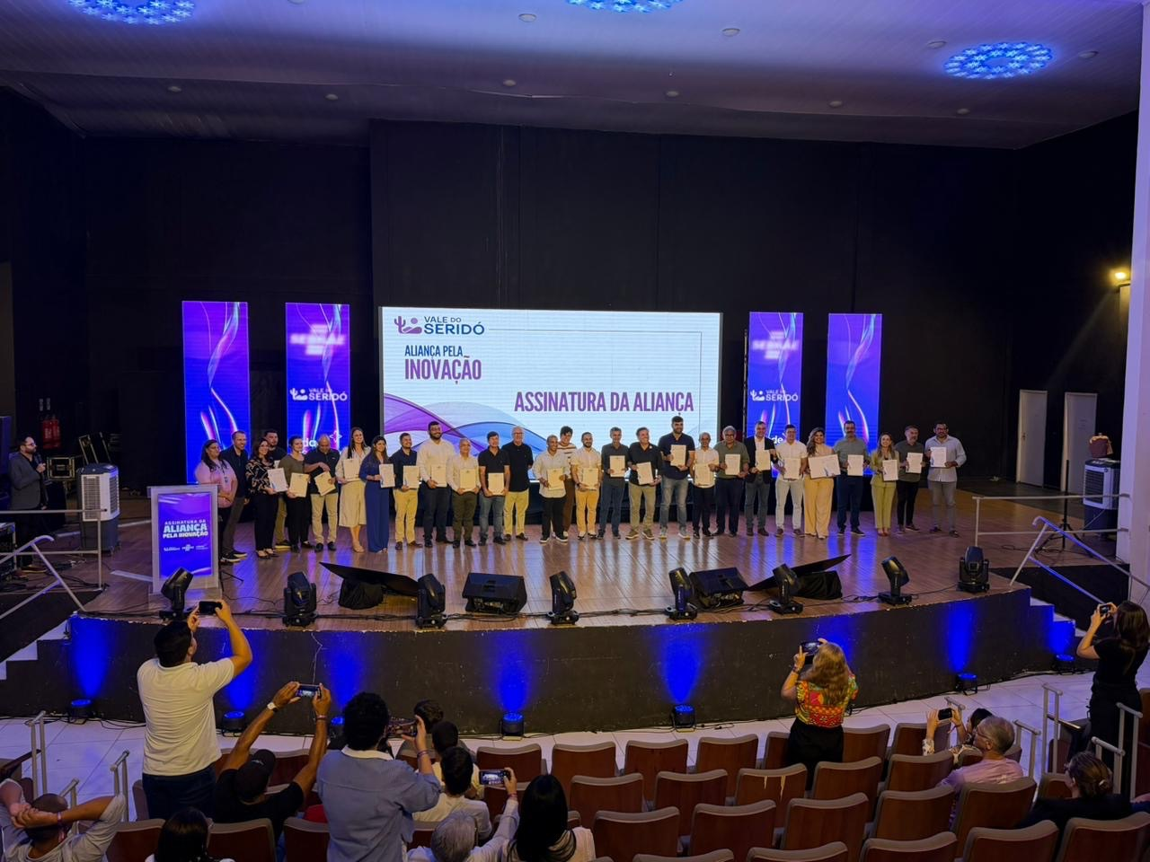 Vale do Seridó oficializa pacto histórico pela inovação em evento realizado em Currais Novos
