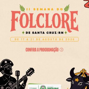 Semana do Folclore movimenta escolas e valoriza cultura popular em Santa Cruz